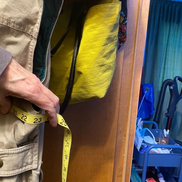 VTG Eddie Bauer Quilt Lined Goose Down Vest Canvas Field Chore Hunting Mens M - Picture 14 of 16